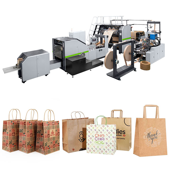 Shopping Paper Bag Making Machine Rokin Machinery